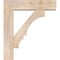 Ekena Millwork Balboa Block Smooth Bracket w/ Offset Brace, Douglas Fir, 7 1/2"W x 30"D x 34"H BKT0806X30X34BOA05SDF - alternate 4